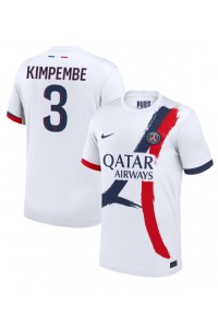 Paris Saint-Germain Presnel Kimpembe #3 Voetbaltruitje Uit tenue 2024-25 Korte Mouw